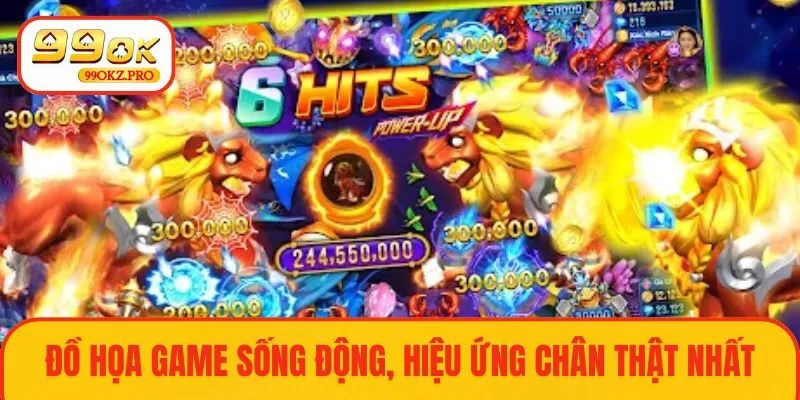 Đồ hoạ trò chơi sống động, ấn tượng cho người chơi